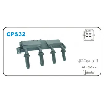 Bobine d'allumage JANMOR CPS32