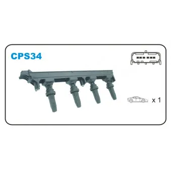 Bobine d'allumage JANMOR CPS34