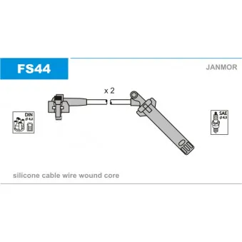Kit de câbles d'allumage JANMOR FS44