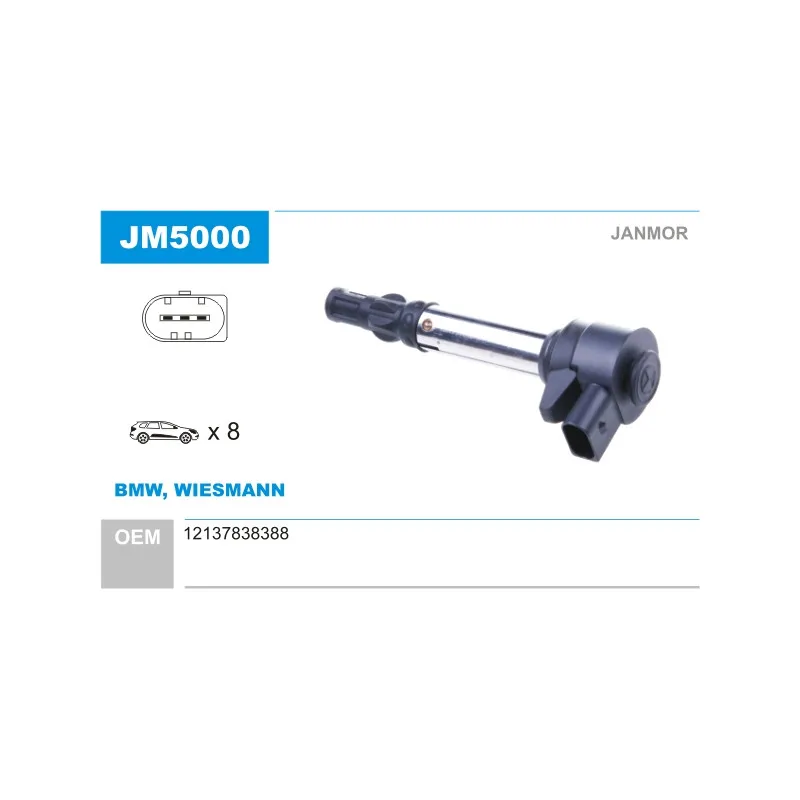 Bobine d'allumage JANMOR JM5000