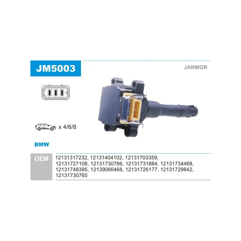 Bobine d'allumage JANMOR JM5003