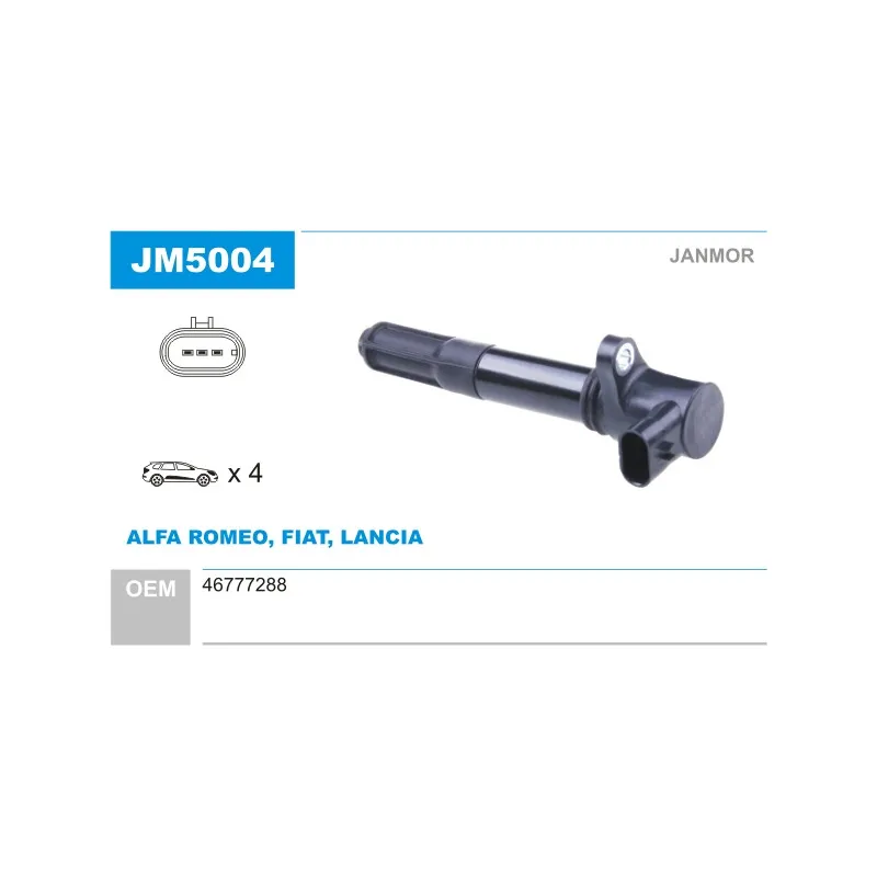 Bobine d'allumage JANMOR JM5004