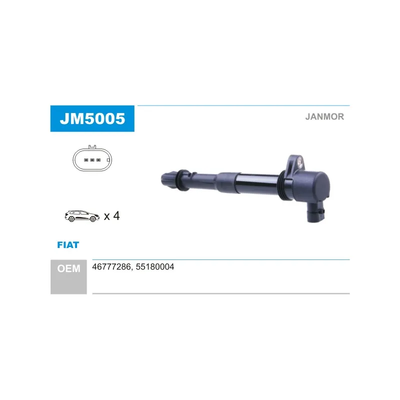 Bobine d'allumage JANMOR JM5005