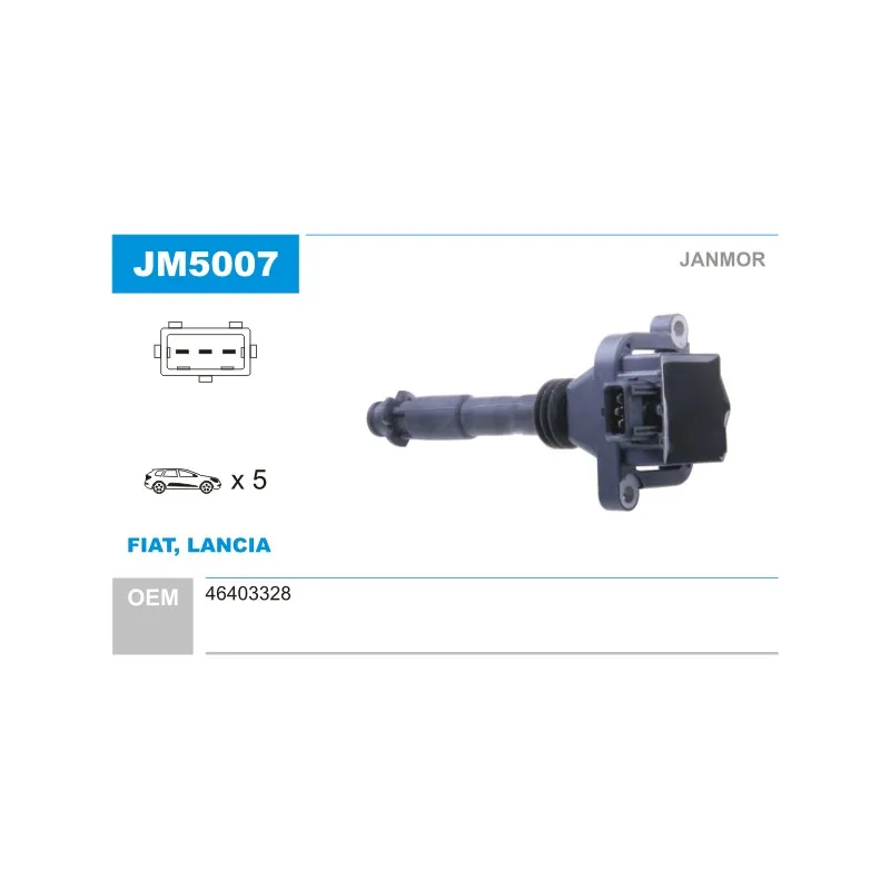 Bobine d'allumage JANMOR JM5007
