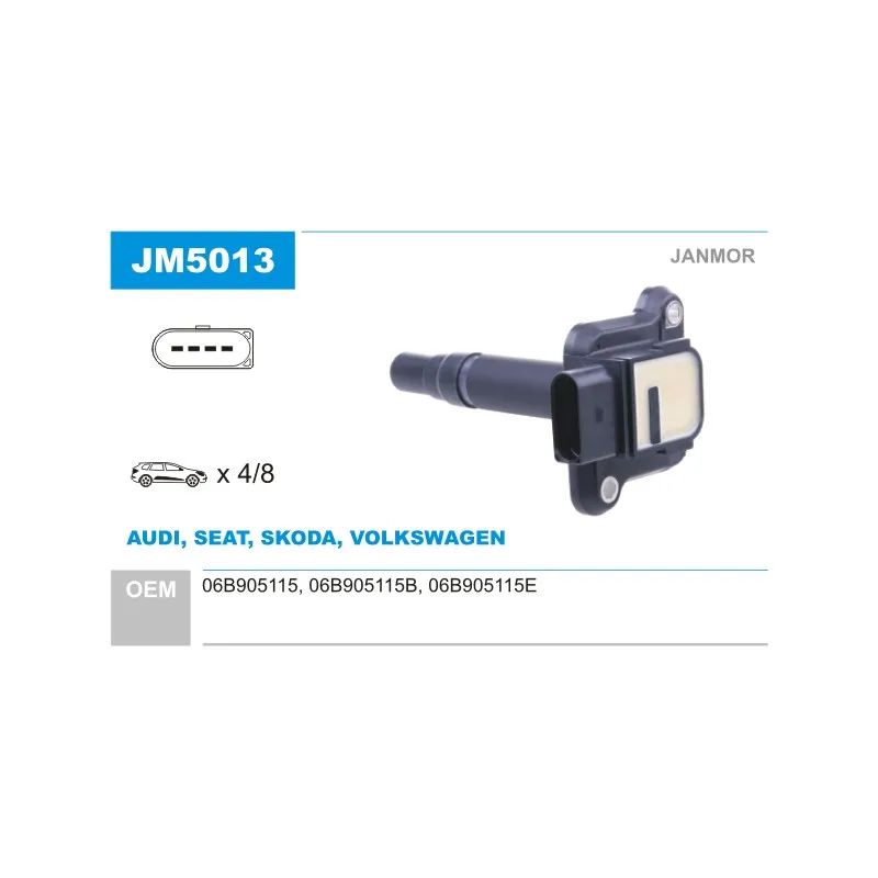 Bobine d'allumage JANMOR JM5013