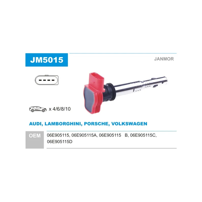 Bobine d'allumage JANMOR JM5015