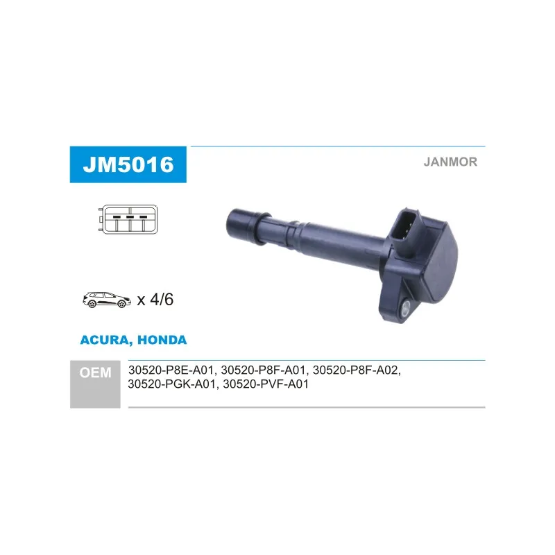 Bobine d'allumage JANMOR JM5016