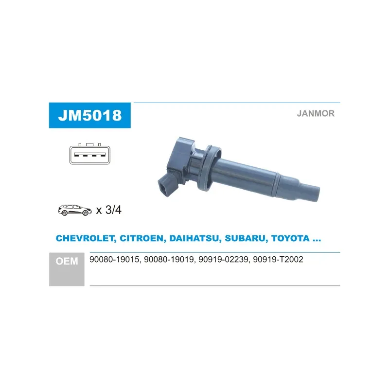 Bobine d'allumage JANMOR JM5018
