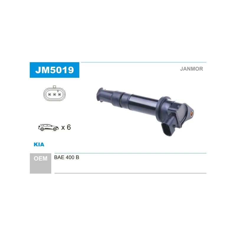 Bobine d'allumage JANMOR JM5019