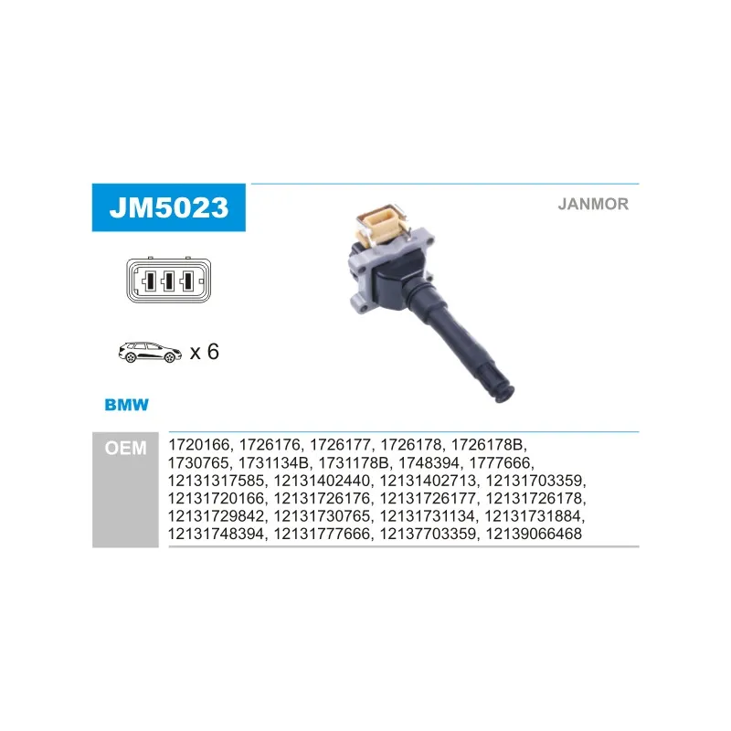 Bobine d'allumage JANMOR JM5023