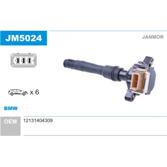 Bobine d'allumage JANMOR JM5024