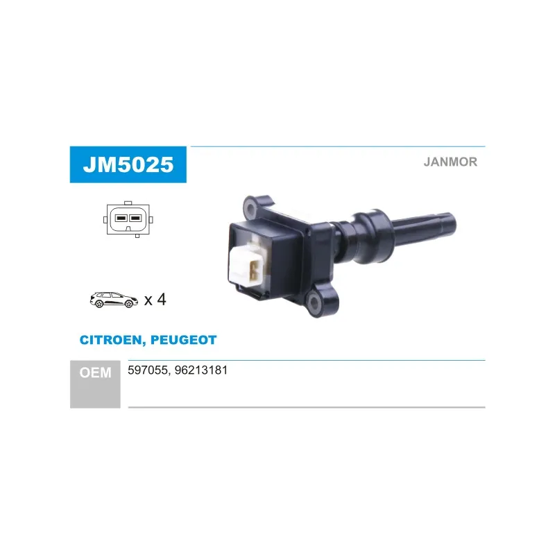 Bobine d'allumage JANMOR JM5025