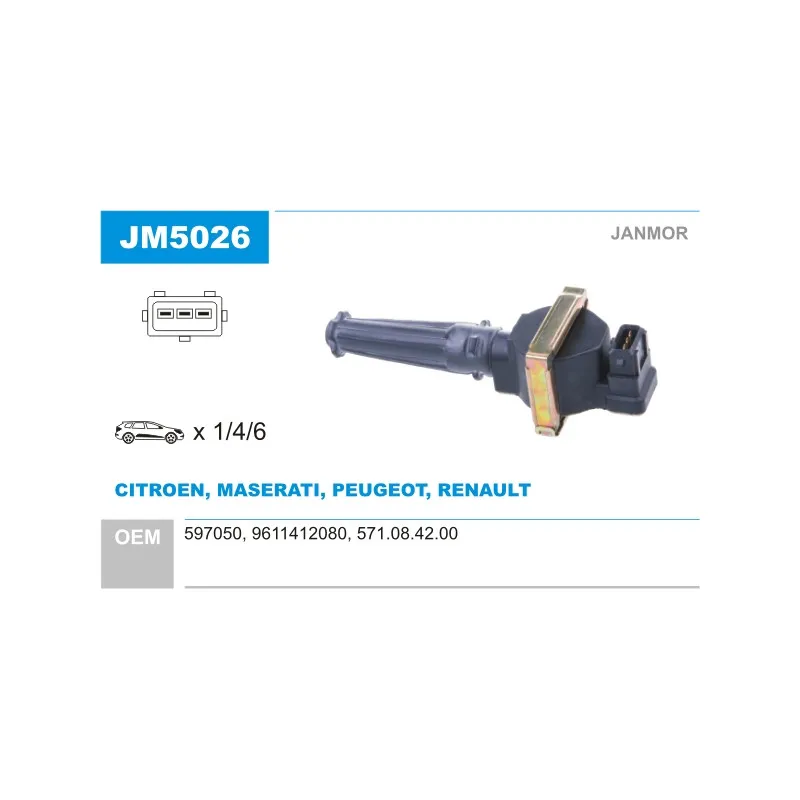 Bobine d'allumage JANMOR JM5026