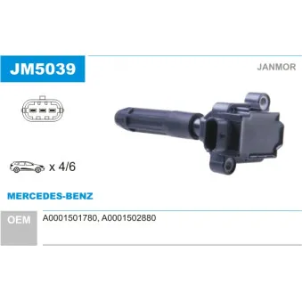 Bobine d'allumage JANMOR JM5039
