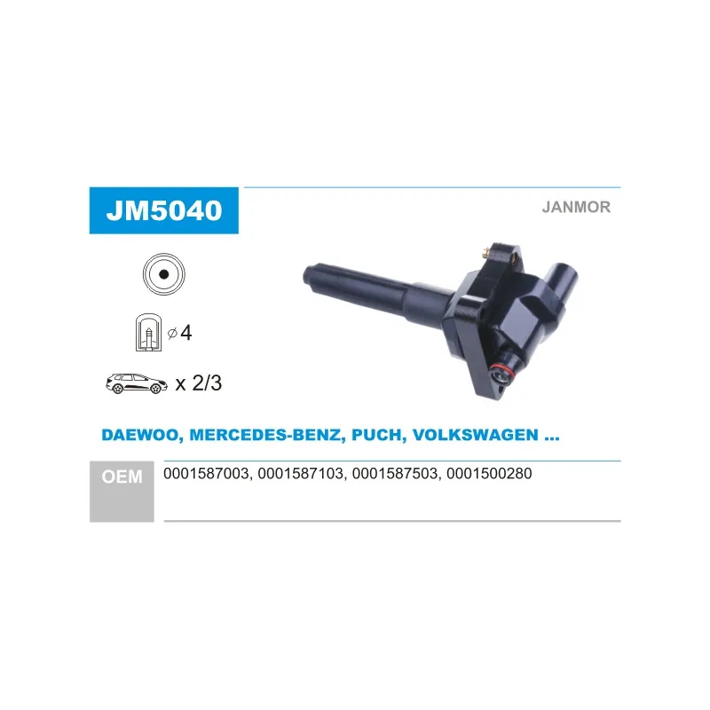 Bobine d'allumage JANMOR JM5040