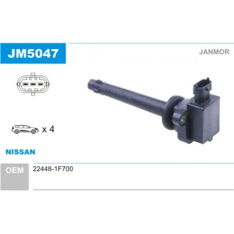 Bobine d'allumage JANMOR