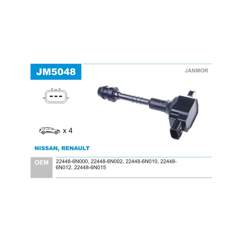 Bobine d'allumage JANMOR JM5048