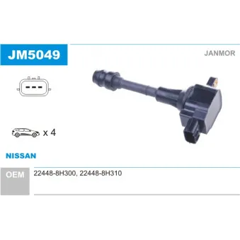 Bobine d'allumage JANMOR JM5049