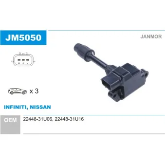 Bobine d'allumage JANMOR JM5050