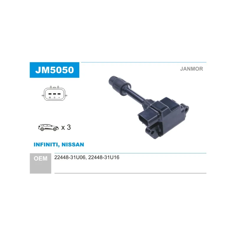 Bobine d'allumage JANMOR JM5050