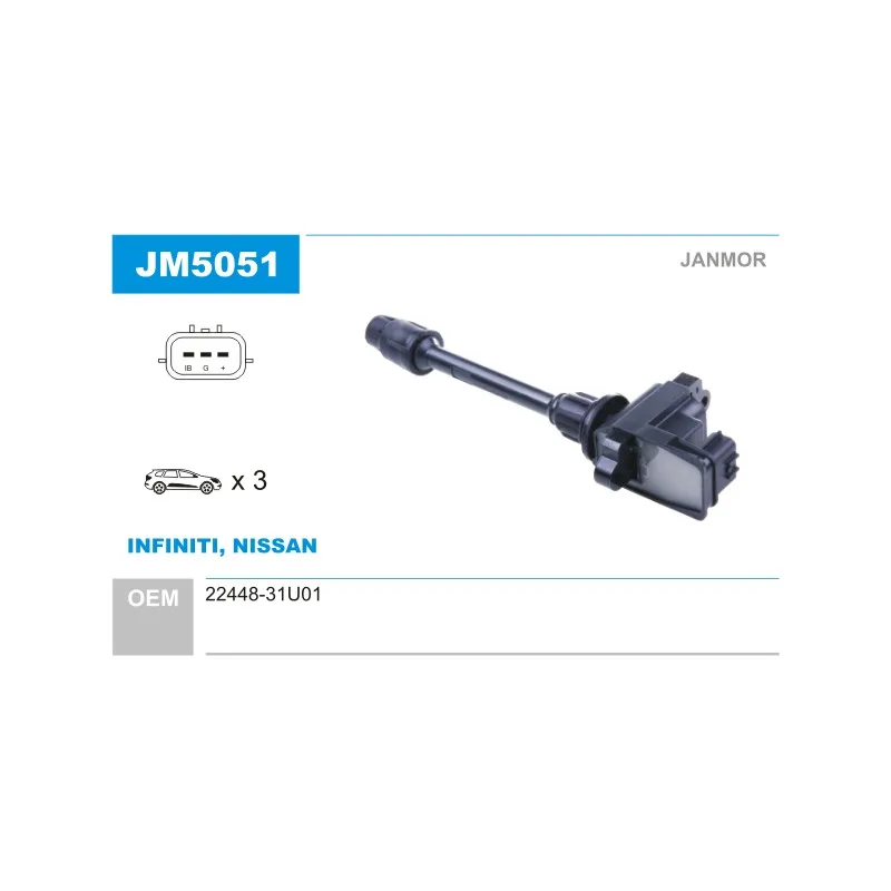 Bobine d'allumage JANMOR JM5051