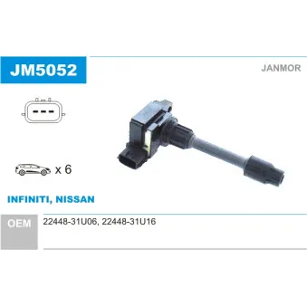 Bobine d'allumage JANMOR JM5052