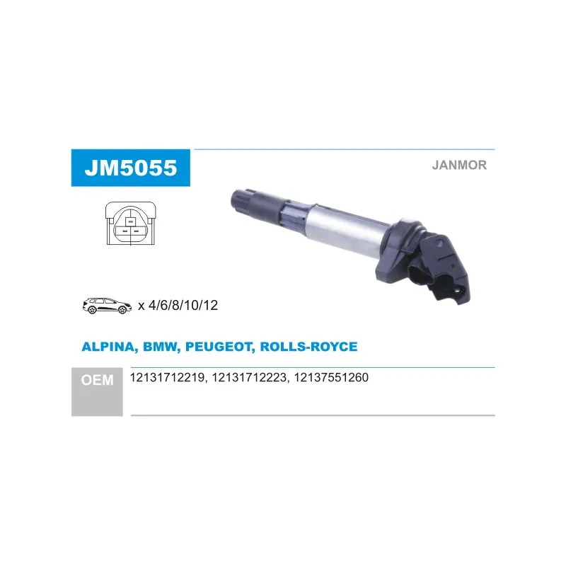 Bobine d'allumage JANMOR JM5055