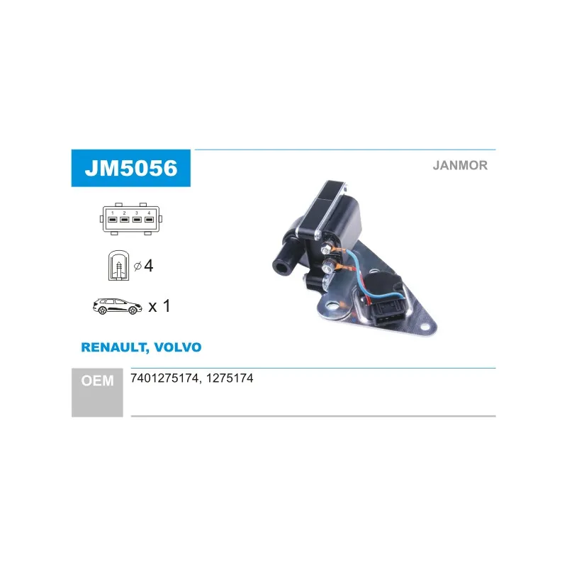 Bobine d'allumage JANMOR JM5056