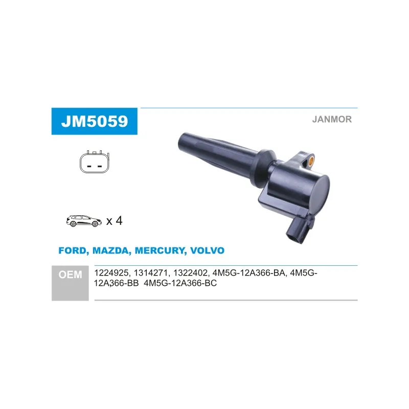 Bobine d'allumage JANMOR JM5059