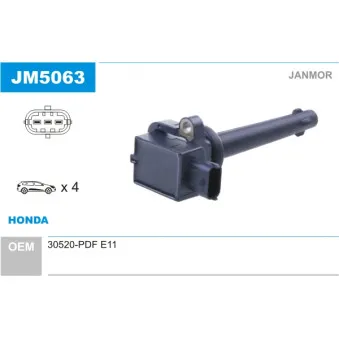 Bobine d'allumage JANMOR JM5063