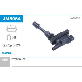 Bobine d'allumage JANMOR JM5064