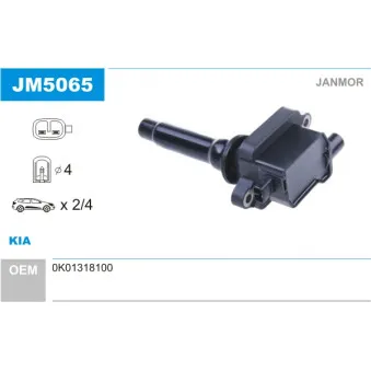 Bobine d'allumage JANMOR JM5065