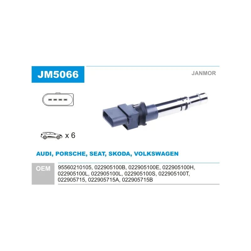 Bobine d'allumage JANMOR JM5066