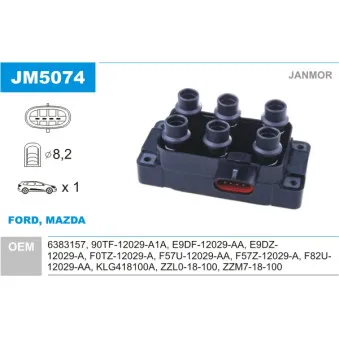 Bobine d'allumage JANMOR JM5074