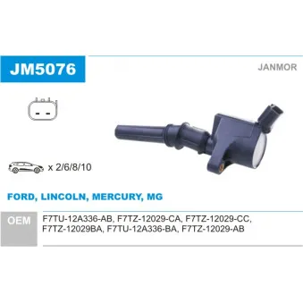 Bobine d'allumage JANMOR JM5076