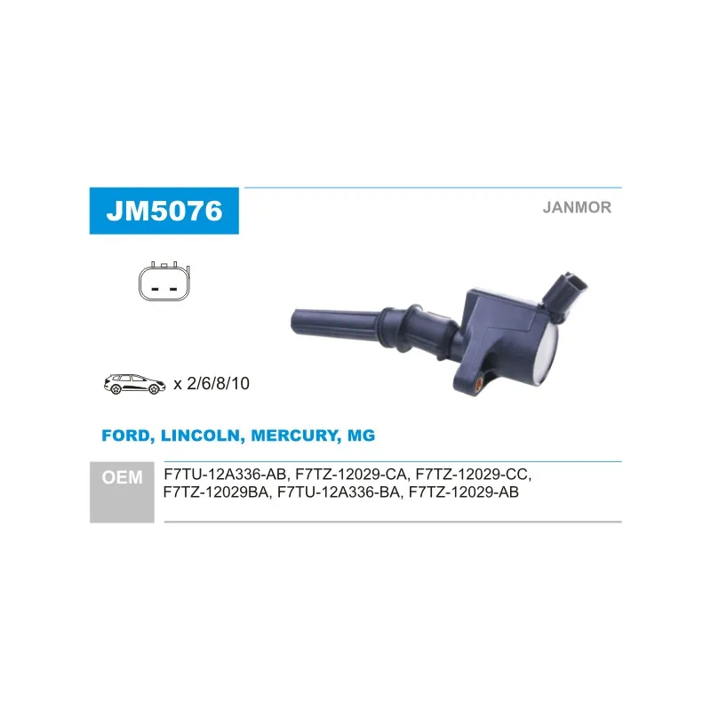 Bobine d'allumage JANMOR JM5076