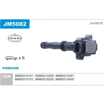 Bobine d'allumage JANMOR JM5082