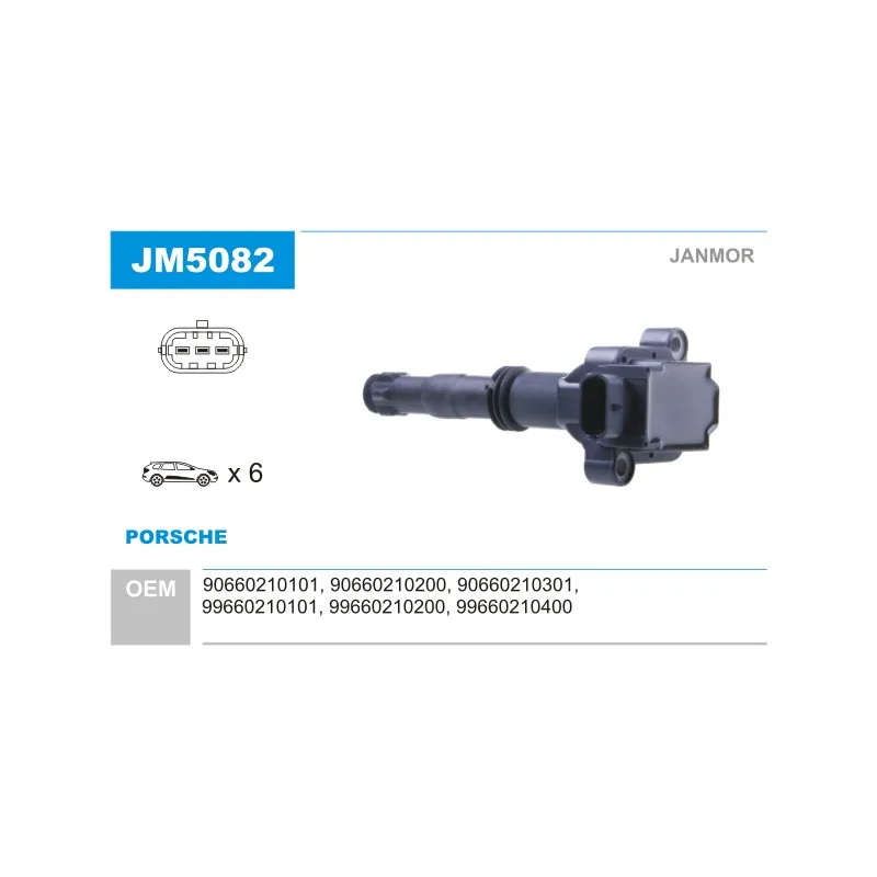 Bobine d'allumage JANMOR JM5082