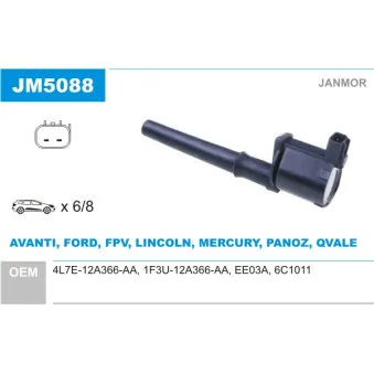 Bobine d'allumage JANMOR JM5088