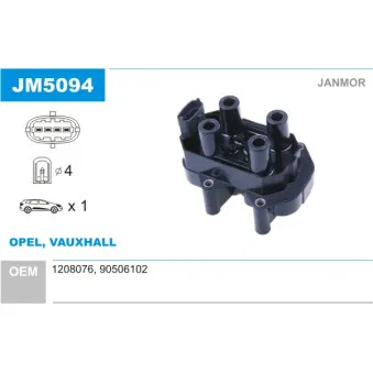 Bobine d'allumage JANMOR JM5094