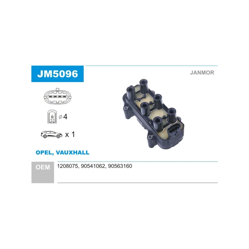 Bobine d'allumage JANMOR JM5096