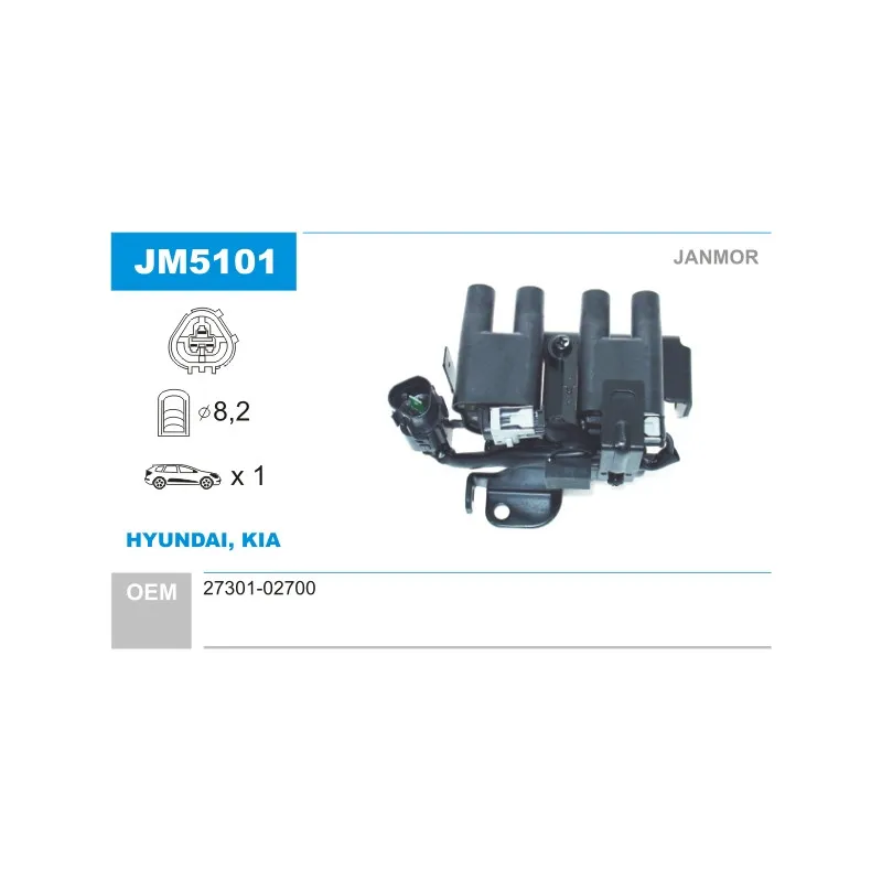 Bobine d'allumage JANMOR JM5101