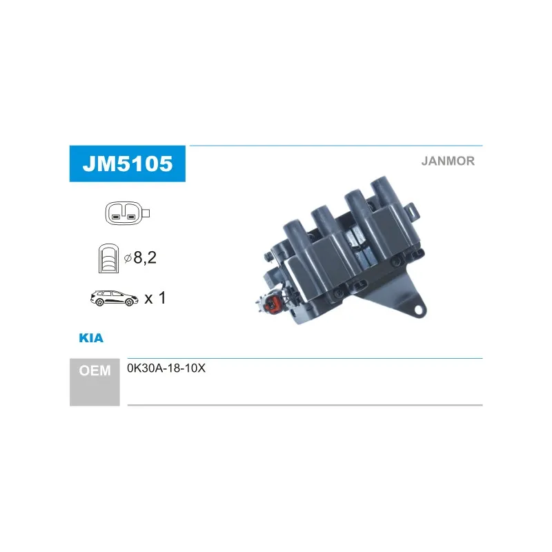 Bobine d'allumage JANMOR JM5105