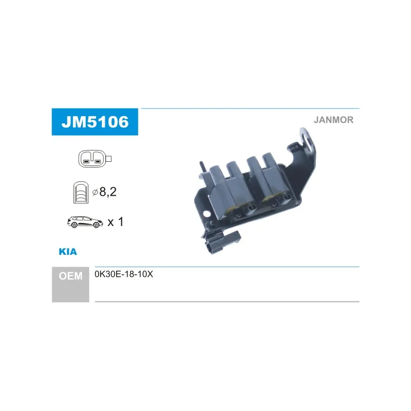 Bobine d'allumage JANMOR JM5106