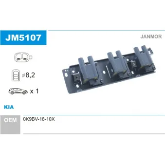 Bobine d'allumage JANMOR JM5107