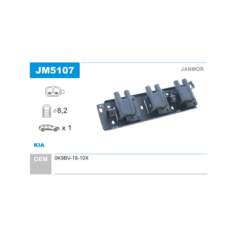 Bobine d'allumage JANMOR JM5107