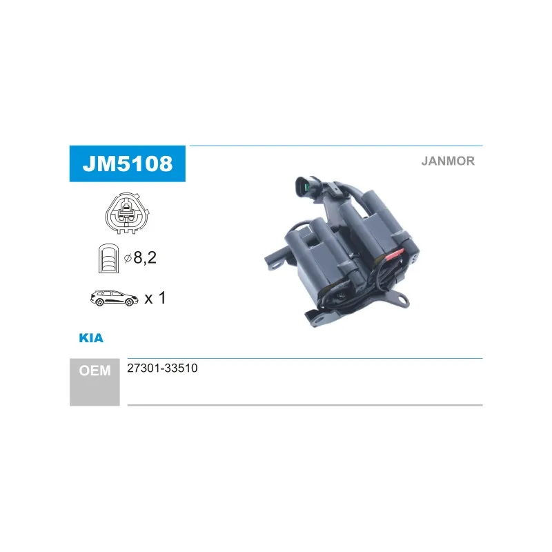 Bobine d'allumage JANMOR JM5108