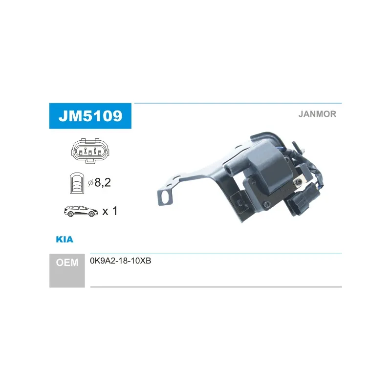 Bobine d'allumage JANMOR JM5109