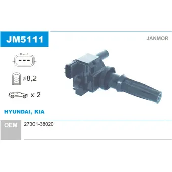 Bobine d'allumage JANMOR JM5111