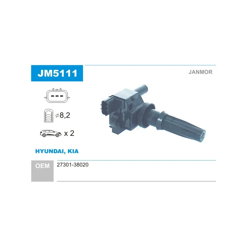 Bobine d'allumage JANMOR JM5111